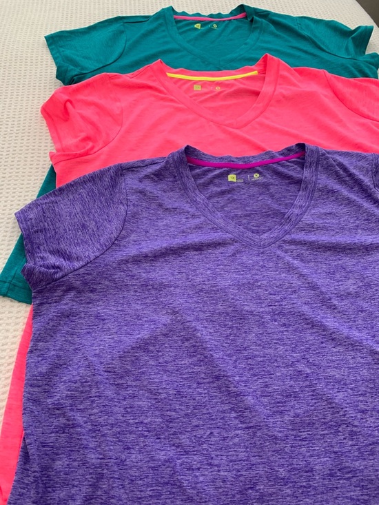 Xersion V-Neck Short Sleeve Shirts -  Set of 3 - Picture 14 of 14